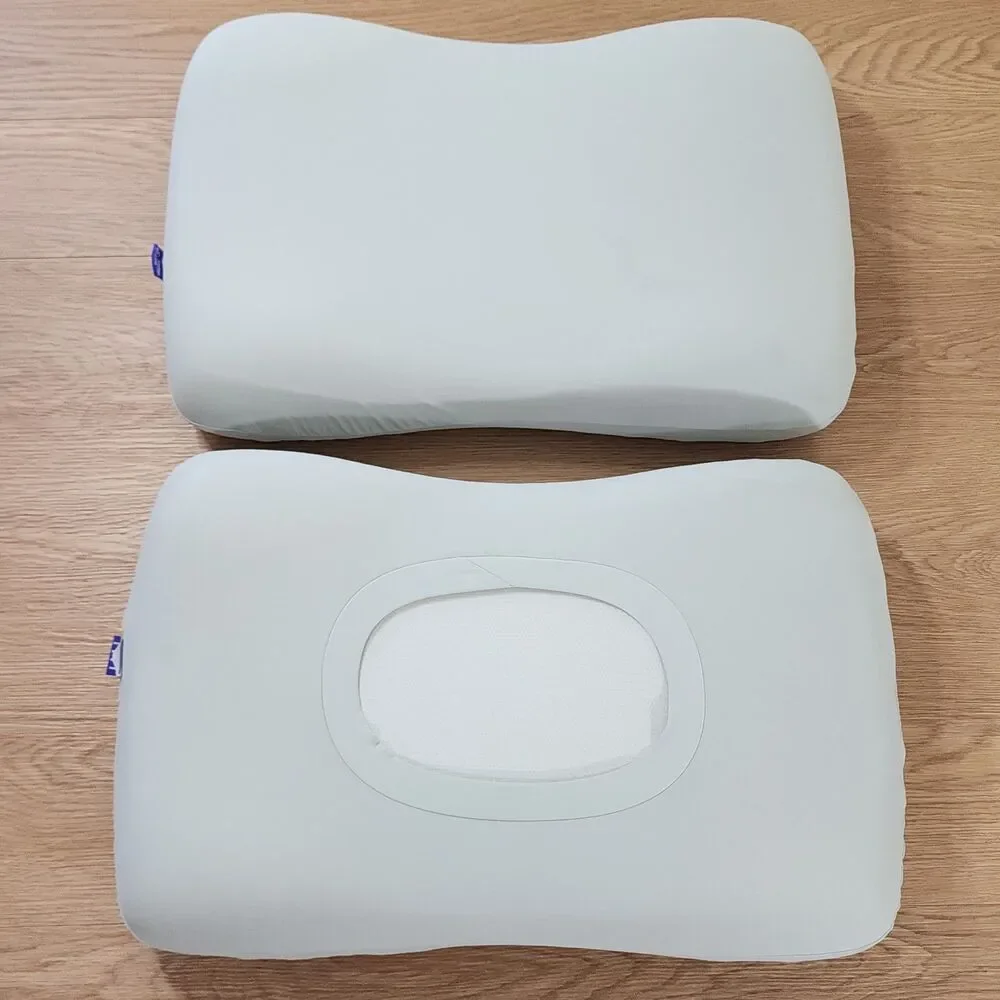 Cushion Lab Deep Sleep Pillow Patented Ergonomic Contour Design Back (Lot Of 2)